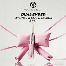 Delineador De Labios 2 En 1 Mate Suave Y Duradero 02 Red