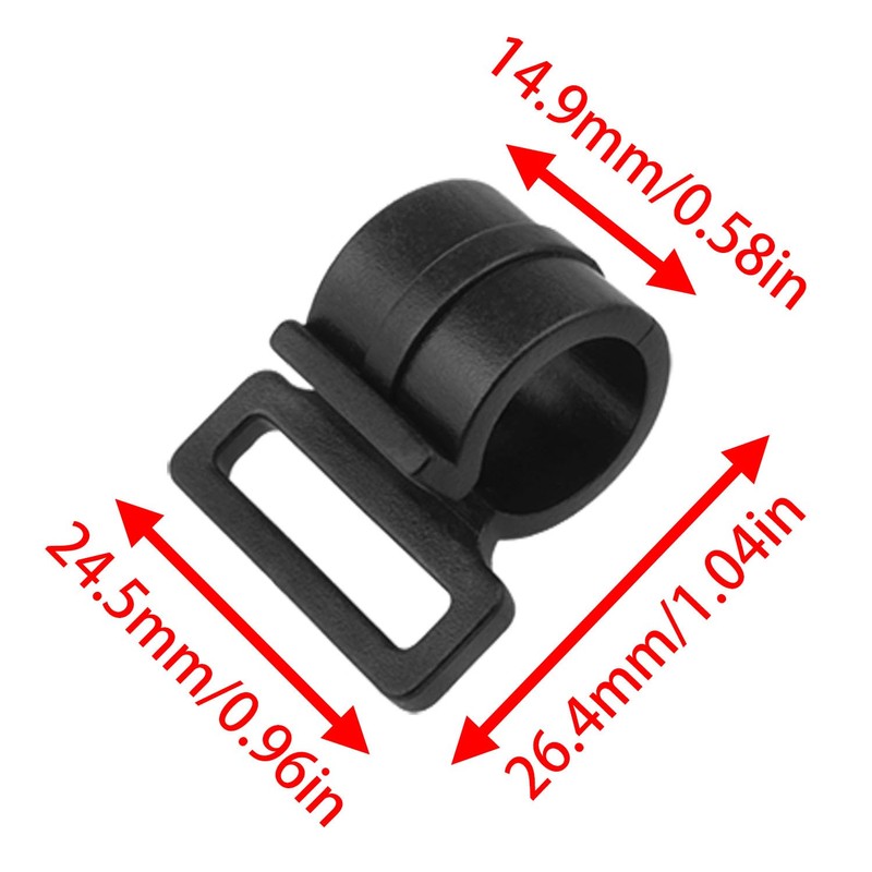 PIYANYO Tent Pole Clips Tent Pole Clip C-Type Clamp Tent