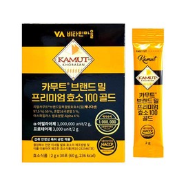 Vitamin Village Kamut Brand Wheat Premium Enzyme 100 Gold 2g x 30 packs 6 / 비타민마을 카무트 브랜드 밀 프리미엄 효소 100 골드 2g x 30포 6개