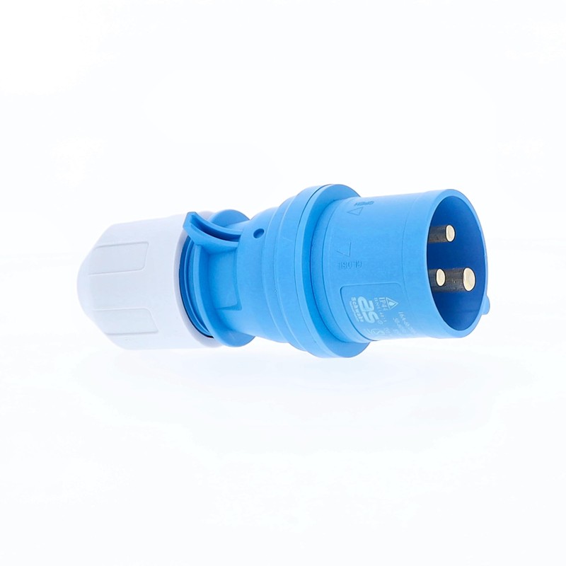 Male Plug for Electric Hook Up Cable, CEE plug 16A