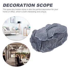 Ceeyoll Stone Key Hide, Key Hiding Place for Outdoors, Key Hiding Place for Outdoor Use, Key Stone with Secret Compartment, for Gardens, Patios and Outdoor Areas