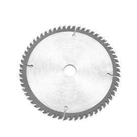 Circular Saw Blade 165 x 20 x 2.3 mm, 60t Carbide Alloy, Silver Saw Blade with Reducing Rings for Working Copper, Iron, Aluminium, Plastics and Wood