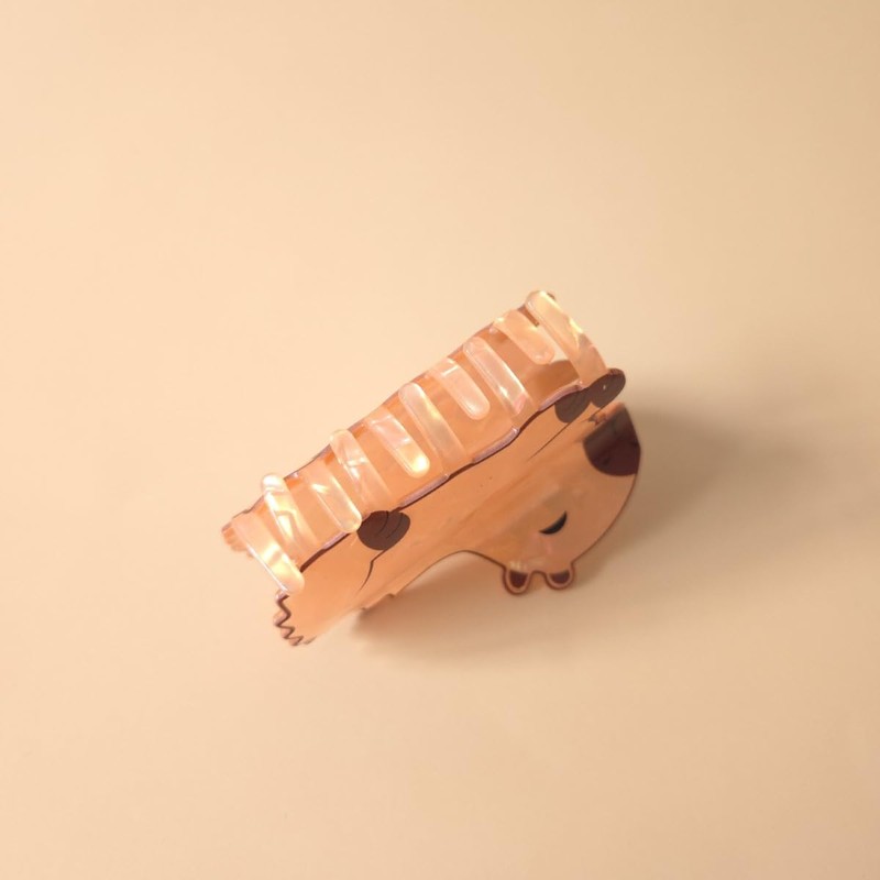Funny Acrylic Capybara Hair Clips,Cute Acrylic Animal Claw Clip,Small Claw