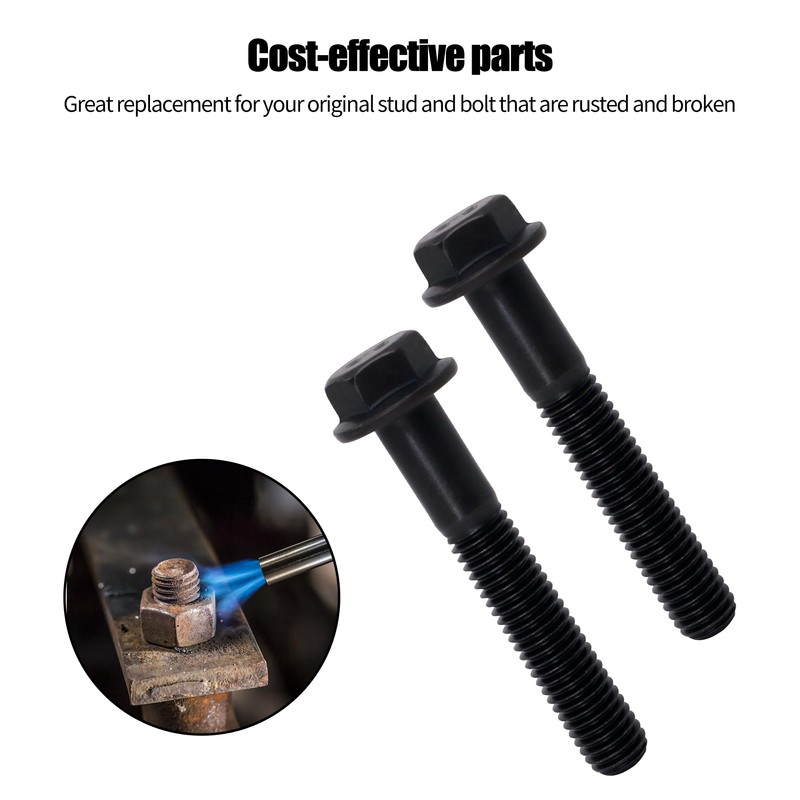 HiSport Kit de tornillos de colector de escape - Compatible