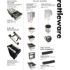 Rattleware Stainless Steel Open Bottom Knock Box Chute - For