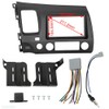 For Honda Civic 06-11 Taupe Radio Stereo Dash Kit w/Wiring