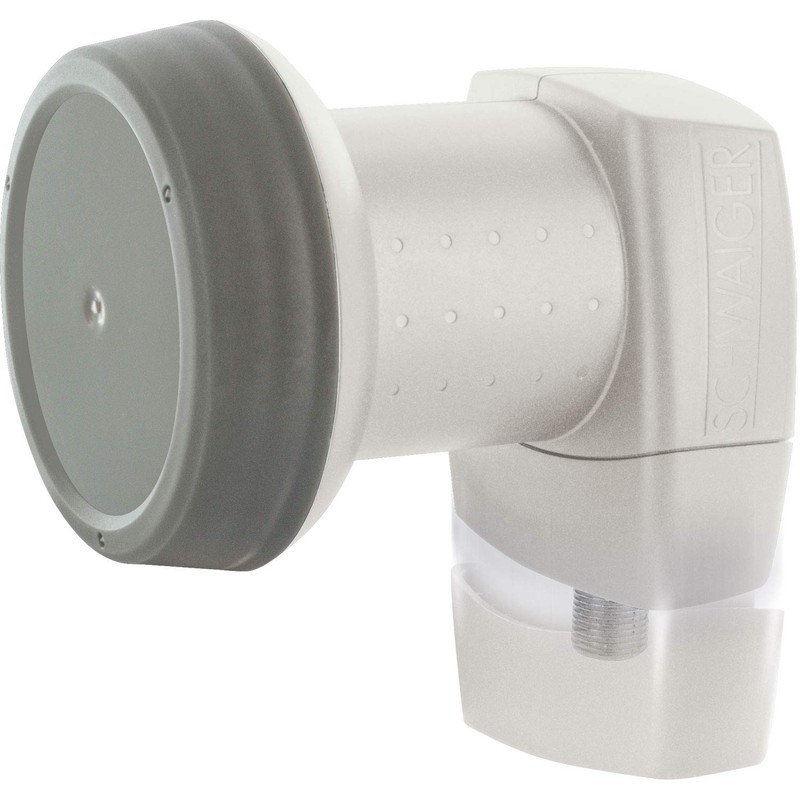 Schwaiger Single LNB for Satellite Einteilnehmeranlagen Light Grey