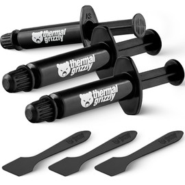 Thermal Grizzly Kryonaut - High-Performance CPU Thermal Paste for Cooling All Processors, Graphics Cards, and Heat Sinks - Thermal Compound for Computers and Consoles (3 Pack Combo)