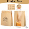 120 Bread Bags for Homemade Bread, Sourdough Bread Bags with