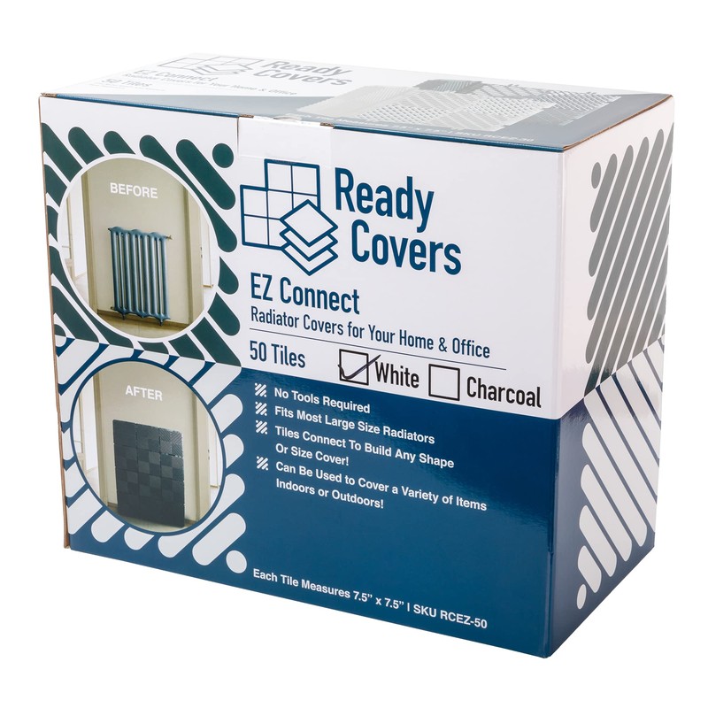 Ready Covers EZ Connect Cover- Vented Safety Steam Radiator Cover/Protective