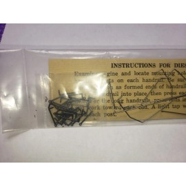 TYCO Manuta HO GP20 Complete Sealed Metal HANDRAIL STANCHIONS Set HONG KONG .