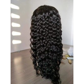 180 Density HD Lace Front Closure Wig Deep Wave 13x4 Glueless Wig Human Hair Ready to Wear Straight No Glue Preplucked Wear Wigsstyle: Italian curly, stretched length: 12 inches, Lace Size: 4x4