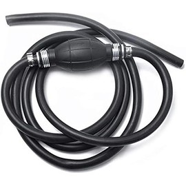 GZYF 3/8" Rubber Marine Outboard Boat Motor Fuel Line Assembly Kit with Primer Bulb Clamps, 6FT