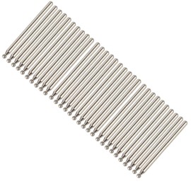 Mxfans 30pcs Diamond Glass Burr Bits Drill Carving Rotary Tool 2.5mm Dia Ball Point