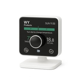 WY Products Premium Thermostat Stand Compatible with Hive Heating Thermostats – Fits Active 2, Active V3 & Mini – PETG Construction – White – Free-Standing Display Base