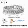 Dolores Cadena Hombre Cubana Diamant Esclava Pulsera Caballer Anillo