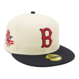 Newera 59FIFTY NER35C6581 SIDE PATCH 2-Tone ONSPOTZ Cap, BOS Chrome/Navy, 60.5 cm