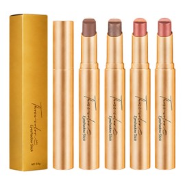 4 Pack Eyeshadow Stick Set,3 Color Gradient Shimmer Multi Color Eye Shadow