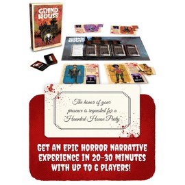 Grind House – Narrative Horror Story Board Game | 2–8 Player Survival, Secret Motives & Replayable Haunted Mansion Scenarios (The Horror Narrative Board Game)