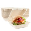 HAAGO Premium Deep Clamshell Takeaway Burger Party Boxes for Hot