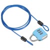 PATIKIL Security Steel Cable with 3 Digit Combination Lock, Travel