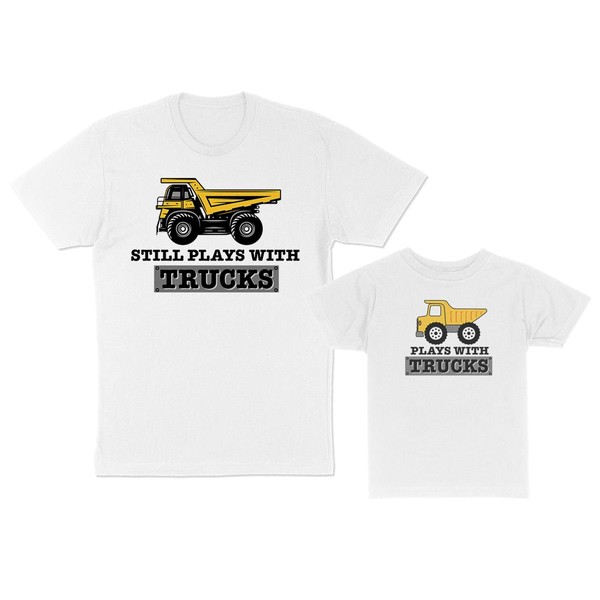 TeesAndTankYou Plays with Trucks, Still Plays with Trucks Daddy and
