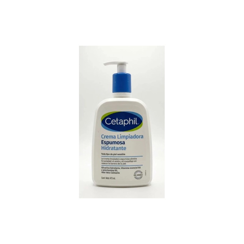 Cetaphil Crema Limpiadora Espumosa Hidratante 473 ml