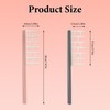 Pack of 2 curling comb with wide teeth, hair comb