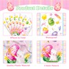 LJ 6 Pcs Plastic Pink Easter Table Runners 14" x