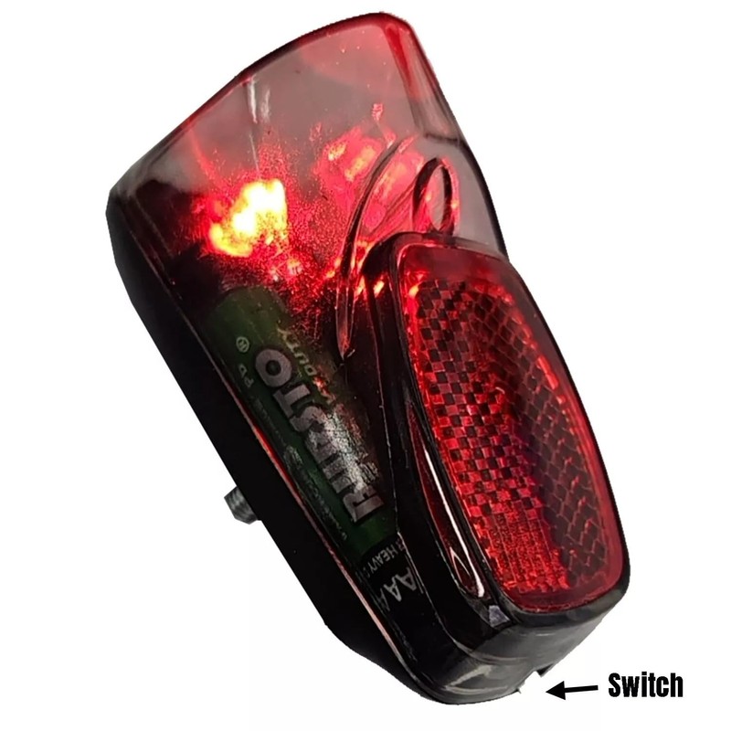 TDR Bike Fender Light Rear Mudguard Taillight Bicycle Taillight Red