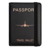 Ethlomoer RFID Blocking PU Leather Passport Holder with Card Slot