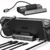 JSAUX Upgraded Docking Station 4K@120Hz for Steam Deck OLED/ROG Ally