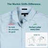 Würkin Stiffs Collar magnético de plástico que se mantiene como