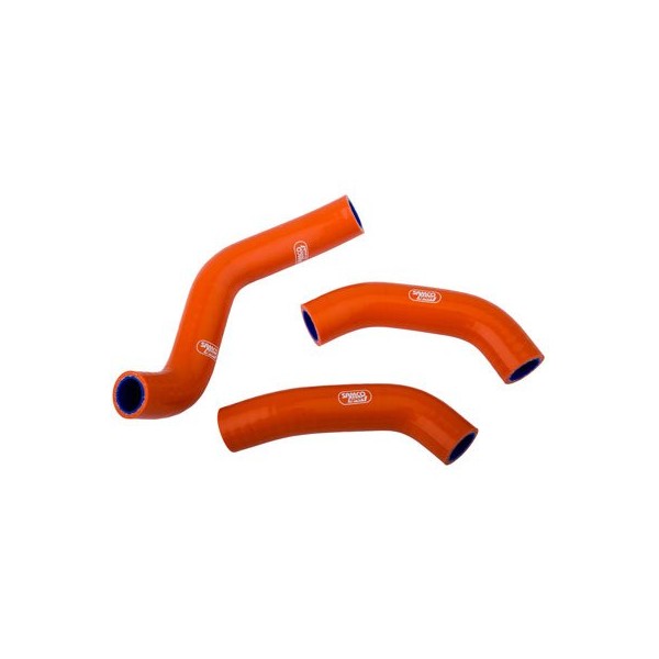 SamcoSport Radiator Hose Kit with Thermostat Bypass Orange for KTM
