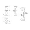 RAM MOUNTS RAM-101U 2 Round Base & Standard Arm Set