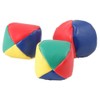 PETERKIN | Traditional Juggling Balls | Set of 3 harlequin