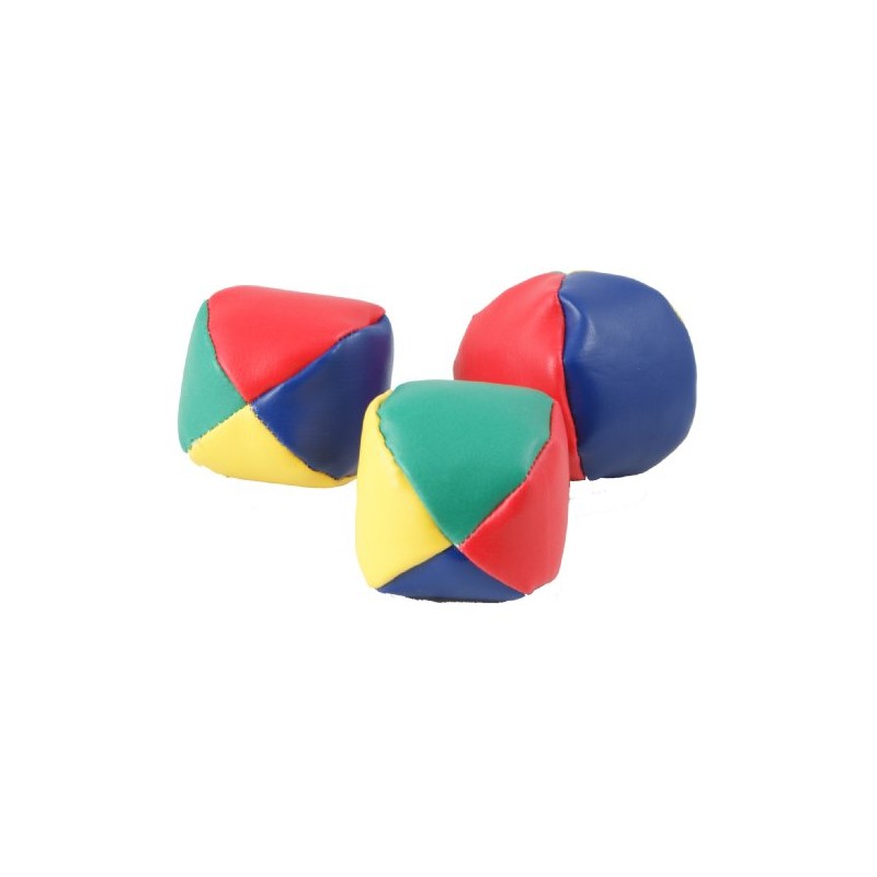 PETERKIN | Traditional Juggling Balls | Set of 3 harlequin