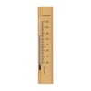 HOKCO Analog Wall Thermometer Beech Wood 7.8 inch (Natural Finish)