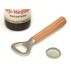 KokosnussEisen® - Premium Bottle Opener - Wooden Handle Olive Wood - Made in Germany