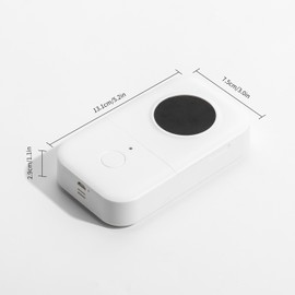 AIMO D30 Label Maker Machine Mini Pocket Thermal Label Printer All in One BT Connect Adhesive Tag DIY Date Journal Study Sticker Labeling Machine Compatible with iOS Android for Retail Store Home & Office Organization