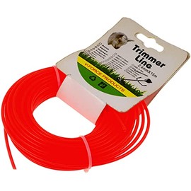 akku-net Replacement trimmer line / mower line compatible with Bosch, Makita, Gardena, Husqvarna 2.4 mm, 15 m, red