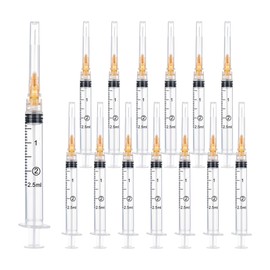 20 Pack 2.5ml/cc Plastic Tube Lab Dispensing Tools, Individually Packaged for Essential Oils, Lubricants, Sealants and More (2.5ml-25mm, 20)