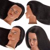 N2 Maniqui Cabeza Cabello Natural Negro 40 Cm N2