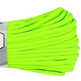 Atwood Rope MFG 550 Paracord 1000 Feet 7-Strand Core Parachute Cord (Neongreen)