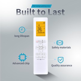 RG10B(G)/BGEF Replacement Remote Control for Midea/Carrier Air Conditioner