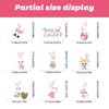 Easter Decorations Window Clings - 103 PCS Easter Window Stickers