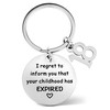 Silver 18th Birthday Keyring Gift – Funny & Practical Keepsake