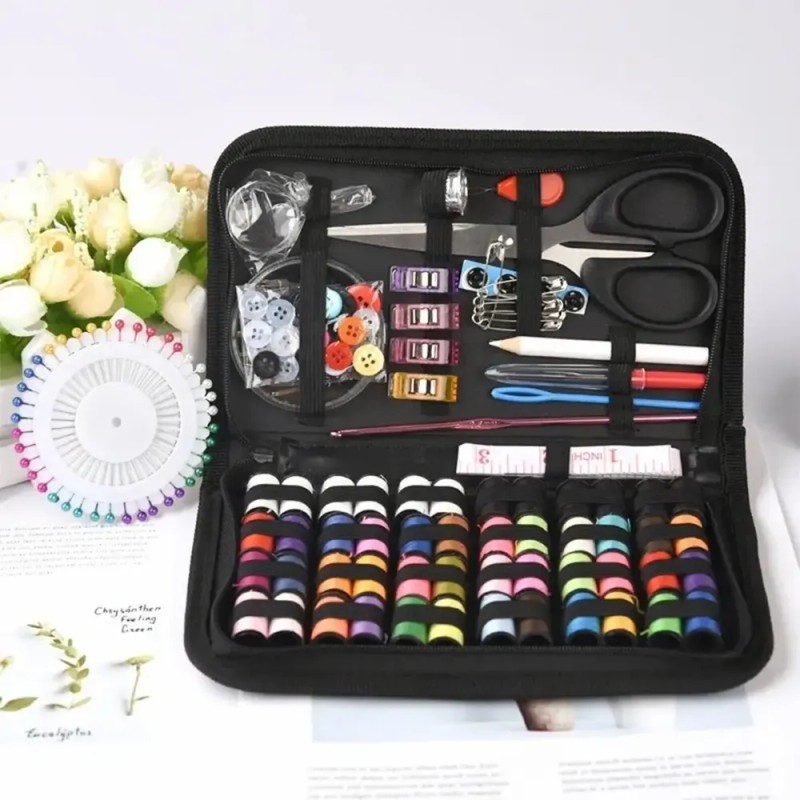 L Kit Costurero Portátil Con Estuche Y Accesorios J