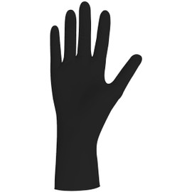 Nitrile Disposable Gloves Black - Pack of 100 Gloves - Available in Sizes S, M, L and XL - Latex Free Gloves - For Tatuators, Laboratories, Aziende - Powder Free and Allergy Free m