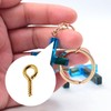 100 Pcs Small Screw Eye Pins, 10mm x 5mm small